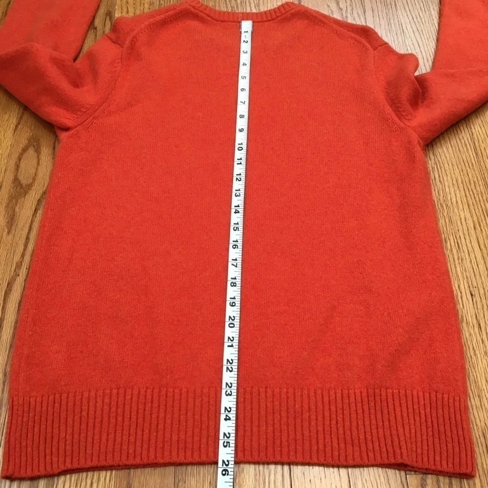 Banana Republic Merino Wool & Cotton Crew Neck Long Sleeve Tight Knit Sweater